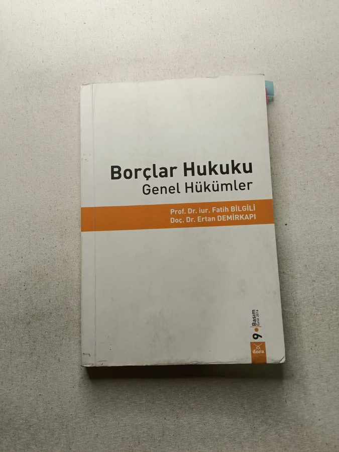 BORÇLAR HUKUKU GENEL HÜKÜMLER